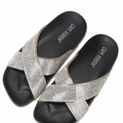 CAPE ROBBIN What's New Hanicka11 Black Women's Sandal