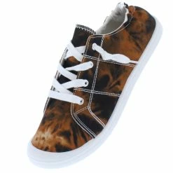 Mata Obsessed Black Tie Dye Women's Flat