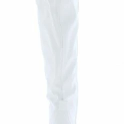 Yoki Ophelia35 White Pointed Toe Chain Knee High Boot What's New