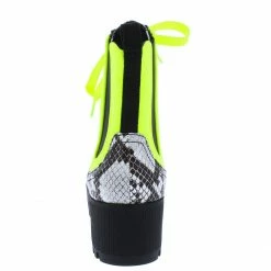 JP Powerful34 Snake Neon Yellow Women's Boot Boots