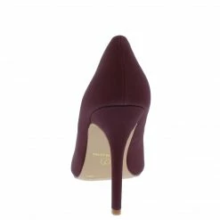 ELEGANCE What's New Prime4 Wine Embellished Pointed Toe Stiletto Pump Heel