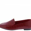 JP What's New Purist05 Red Crocodile Square Almond Toe Loafer Flat