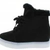 JP What's New Rise18 Black Suede Women's Boot