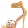 Shoe Republica Sheration Yellow Gold Women's Heel