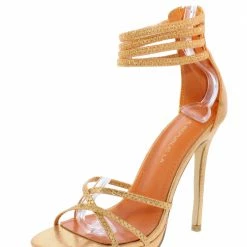 Shoe Republica Sheration Yellow Gold Women's Heel