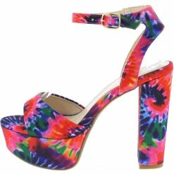 JP What's New Shocking18 Hot Pink Tie Dye Women's Heel