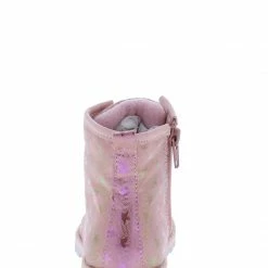 CAPE ROBBIN Shuffle Blush Metallic Stars Lace Up Infant Kids Boot
