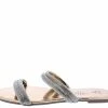 MACHI What's New Soraya Rose Gold Embellished Multi Strap Flat Slide Sandal