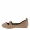 Bamboo What's New Standouts16a Nude Patent Pu Elastic Flat