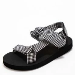 Mata Sugar Baby Black White Women's Sandal What's New