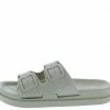 JP Super02 Desert Sage Eva Dual Buckle Strap Flat Slide Sandal