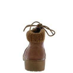 SUP Boots Timber171km Camel Sweater Cuff Lace Up Kids Boot