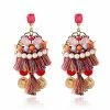 WFS Accessories Pearl Tassel Multi Drop Earrings
