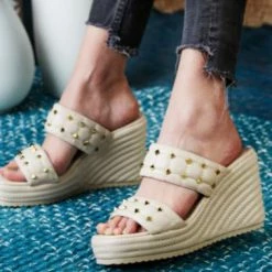 Mata Wild Night Nude Women's Wedge