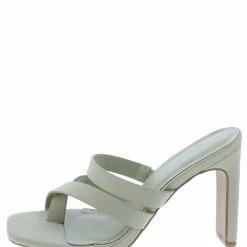 JP What's New Witcher13 Desert Sage Strappy Open Toe Slide On Heel